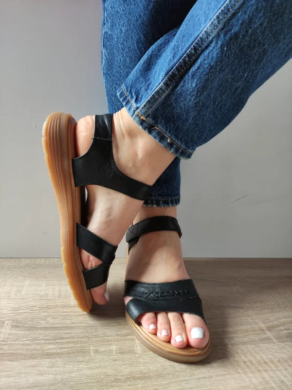 SANDALE CASUAL DAMA FORMAZIONE 33182 NEGRE - imagine 4