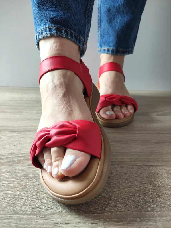 SANDALE CASUAL DAMA FORMAZIONE 33193 ROSII - imagine 5