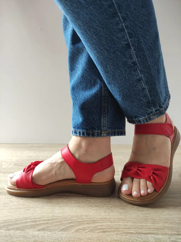 SANDALE CASUAL DAMA FORMAZIONE 33193 ROSII - imagine 2
