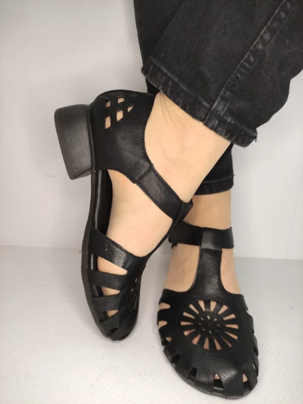 SANDALE CASUAL DAMA FORMAZIONE 631 NEGRE - imagine 5