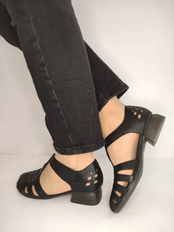 SANDALE CASUAL DAMA FORMAZIONE 631 NEGRE - imagine 2