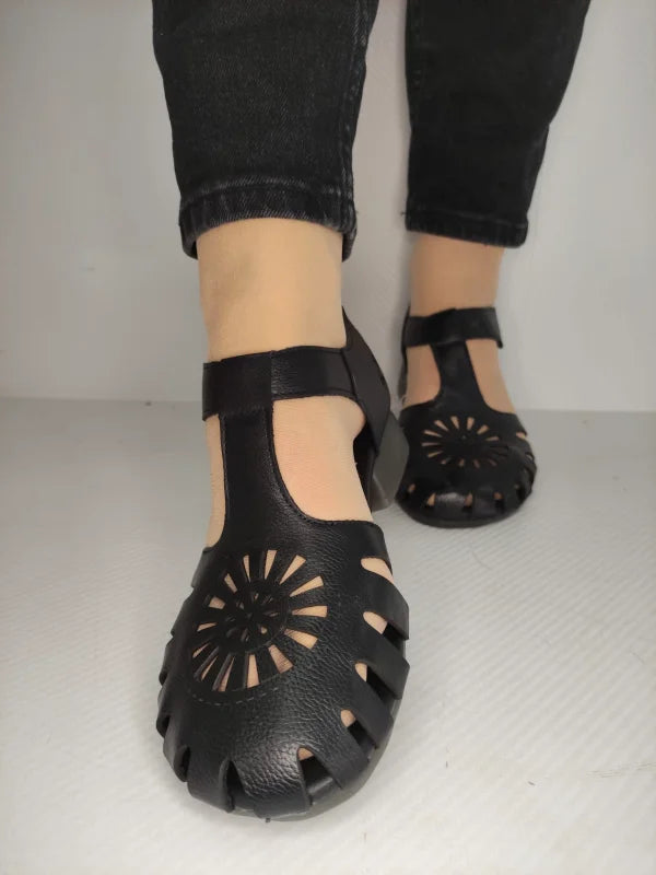 SANDALE CASUAL DAMA FORMAZIONE 631 NEGRE - imagine 3