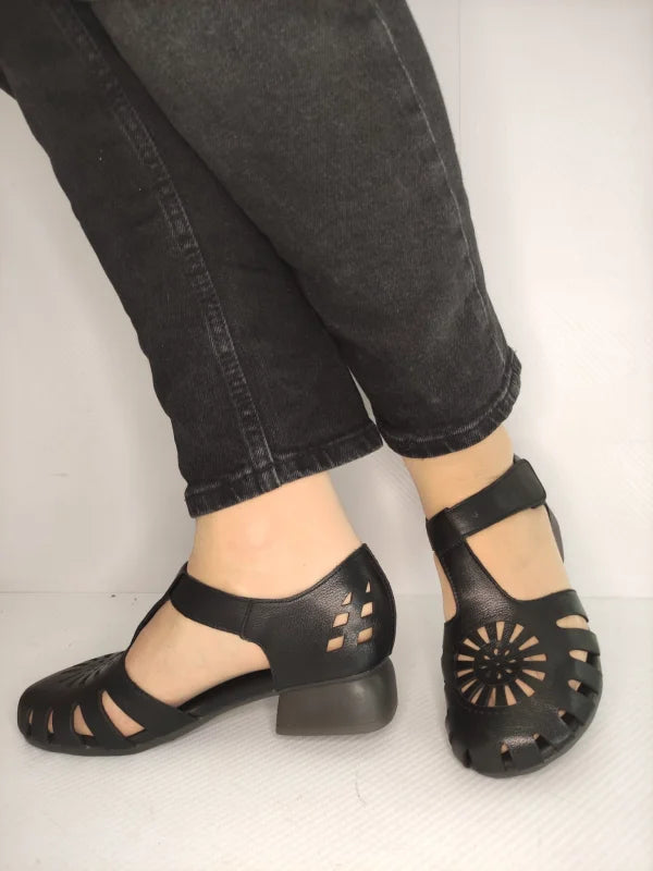 SANDALE CASUAL DAMA FORMAZIONE 631 NEGRE - imagine 4