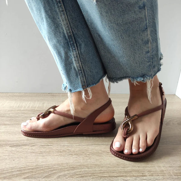 SANDALE CASUAL DAMA GRENDHA MUSA 19036-BD854 MARO - imagine 2