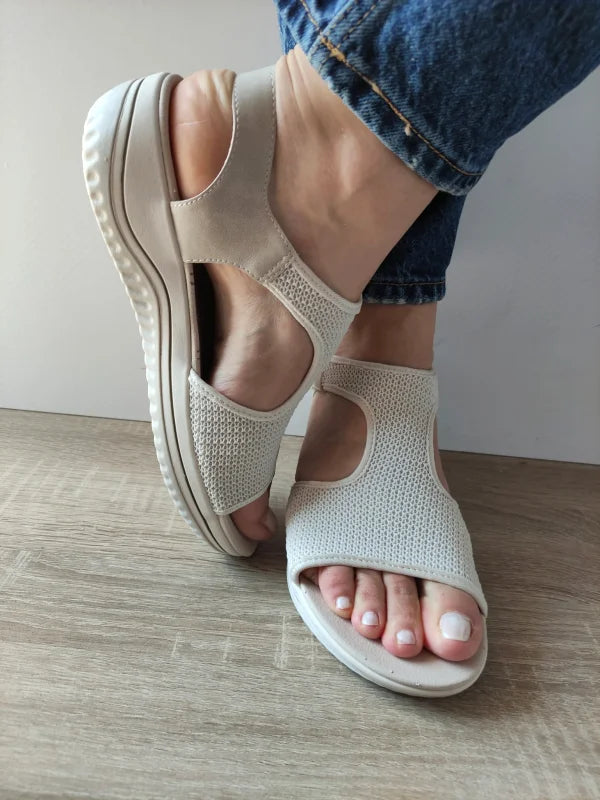 SANDALE CASUAL DAMA JANA 28772-44 BEJ - imagine 3