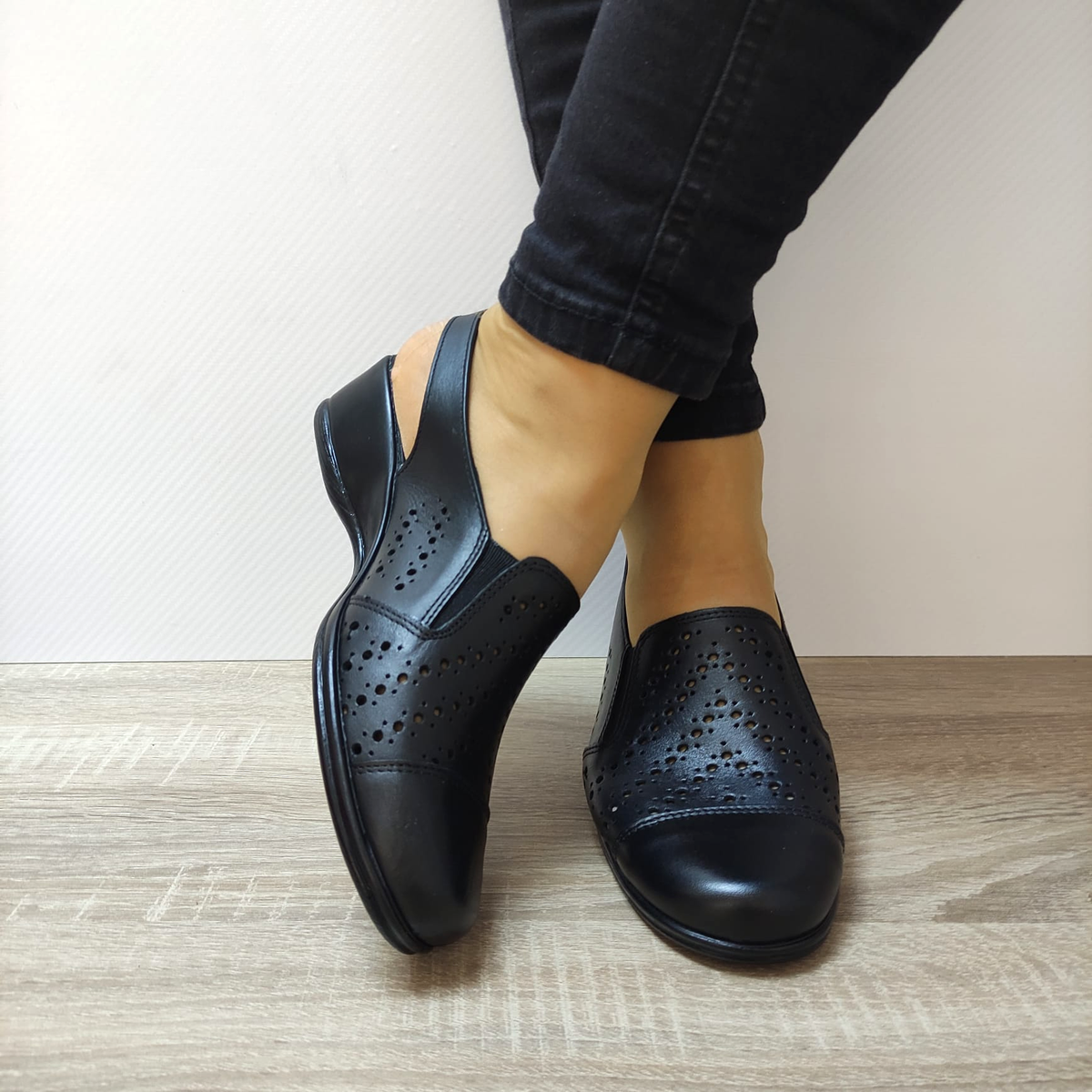 SANDALE CASUAL DAMA NICOLIS 55853 NEGRE - imagine 4