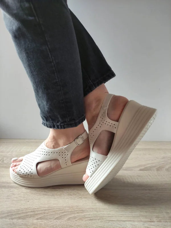 SANDALE CASUAL DAMA PASS 140017A 52-N BEJ - imagine 3