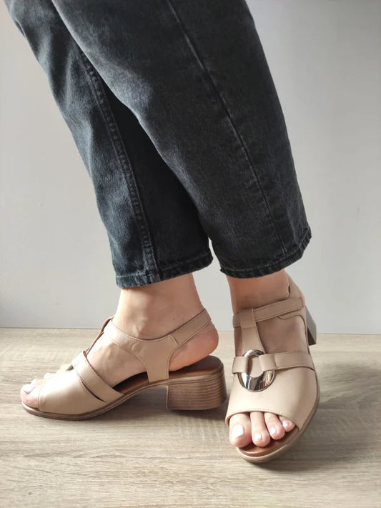 SANDALE CASUAL DAMA PASS 160029B 52-N BEJ