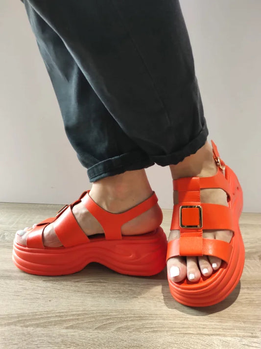 SANDALE CASUAL DAMA PASS 4003 11-N PORTOCALII