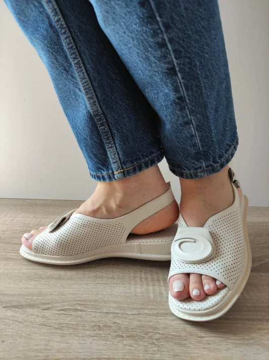 SANDALE CASUAL DAMA PASS 60026A 52-N CREM