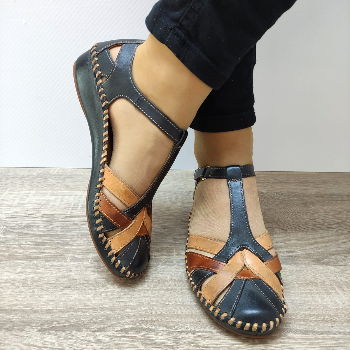 SANDALE CASUAL DAMA PIKOLINOS 655-0732C5 BLEUMARIN - imagine 4