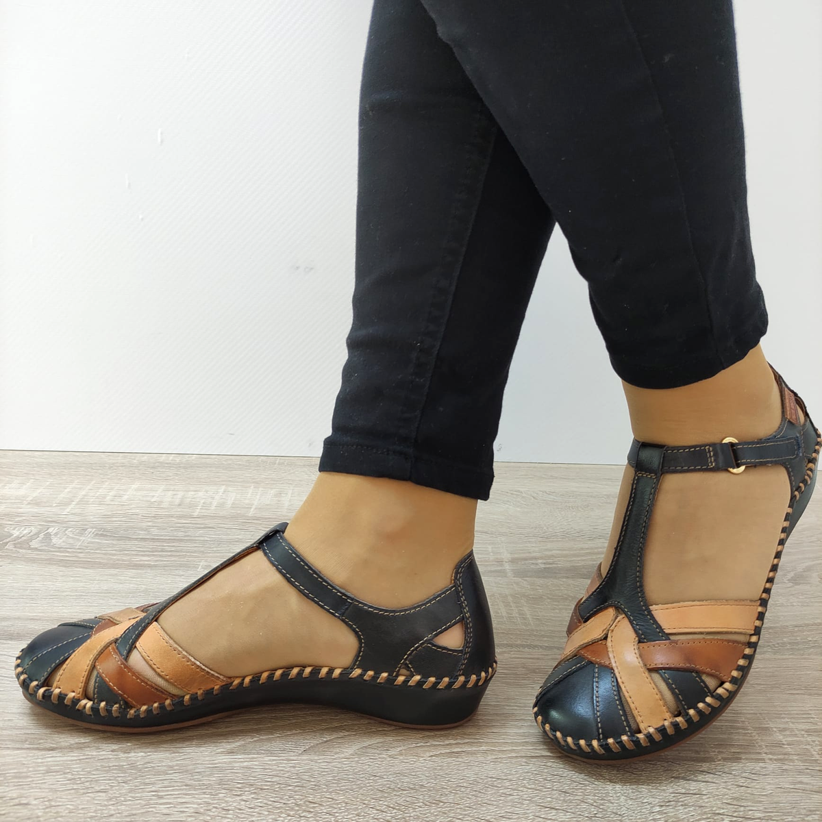 SANDALE CASUAL DAMA PIKOLINOS 655-0732C5 BLEUMARIN - imagine 5