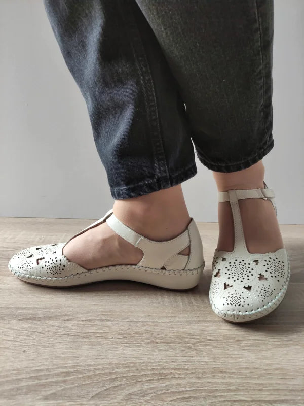 SANDALE CASUAL DAMA PIKOLINOS 655-0734 BEJ NATA - imagine 2