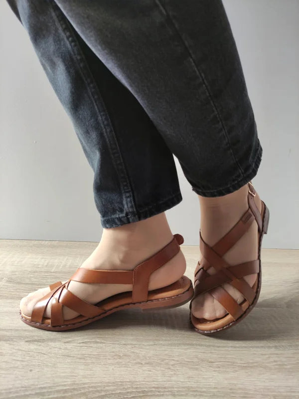 SANDALE CASUAL DAMA PIKOLINOS W0X-0556ST MARO BRANDY - imagine 3