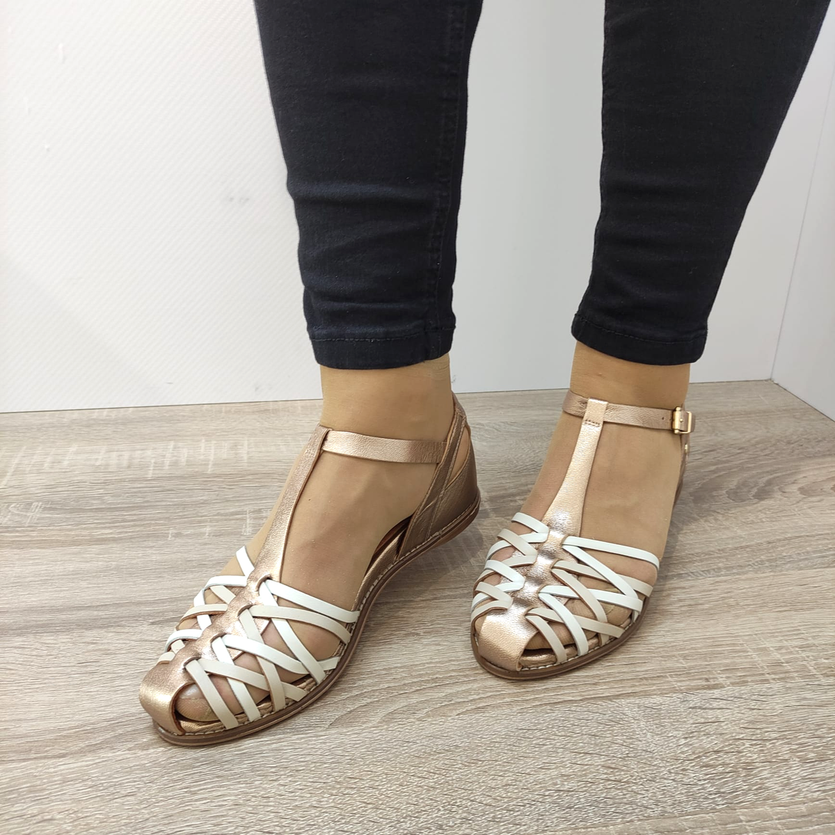 SANDALE CASUAL DAMA PIKOLINOS W3D-0665CLC1 CREM - imagine 5