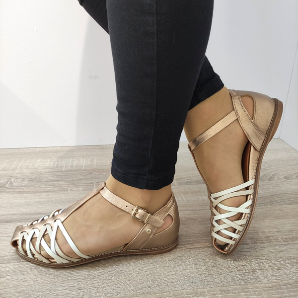 SANDALE CASUAL DAMA PIKOLINOS W3D-0665CLC1 CREM - imagine 2