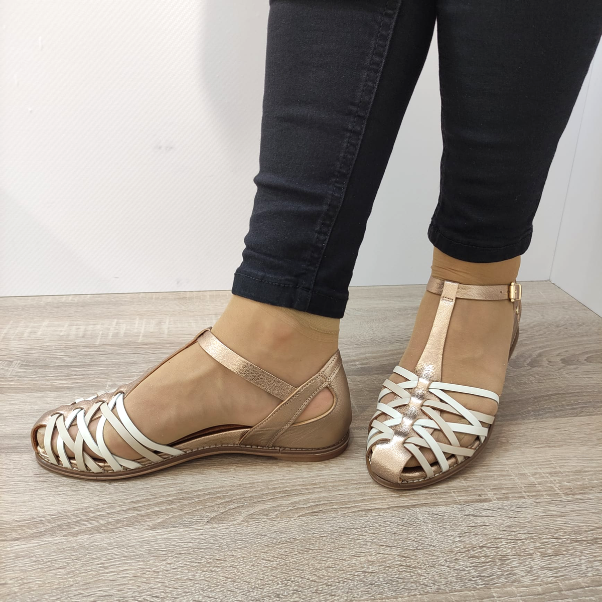 SANDALE CASUAL DAMA PIKOLINOS W3D-0665CLC1 CREM - imagine 3
