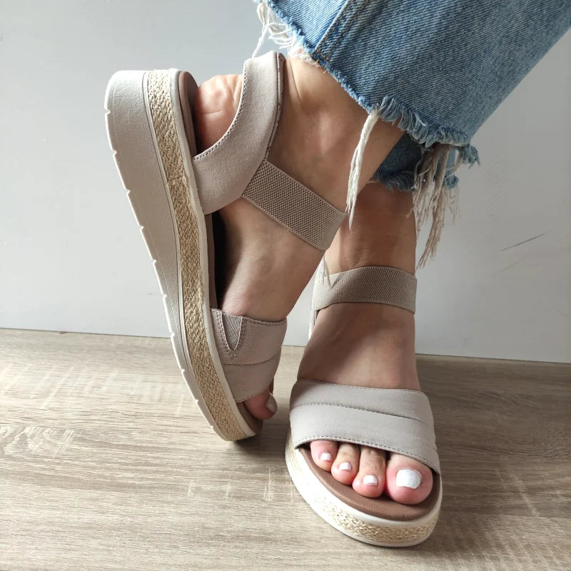 SANDALE CASUAL DAMA SKECHERS 114413 TPE - imagine 4