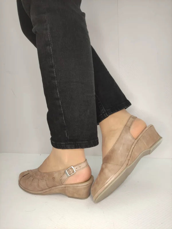 SANDALE CASUAL DAMA SUAVE 0290T ROMA 03-N BEJ - imagine 2