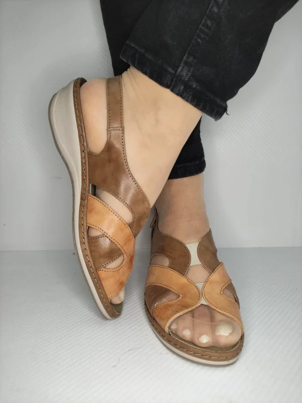 SANDALE CASUAL DAMA SUAVE 0900T PARIS 02-N MARO - imagine 3