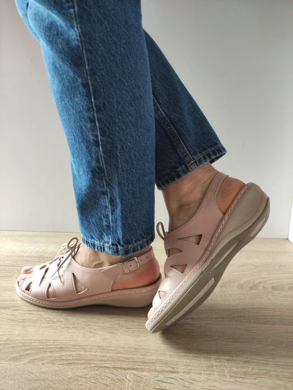 SANDALE CASUAL DAMA SUAVE 0904PT PARIS 30-N ROZ NUDE