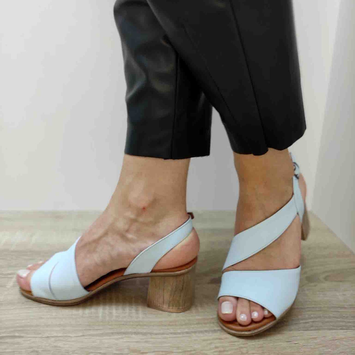 SANDALE ELEGANTE DAMA BIO FLEX Z-55 BLEU