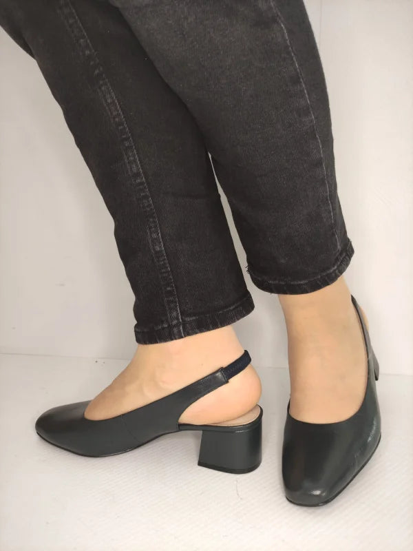 SANDALE ELEGANTE DAMA CAPRICE 29500-42 BLEUMARIN - imagine 3