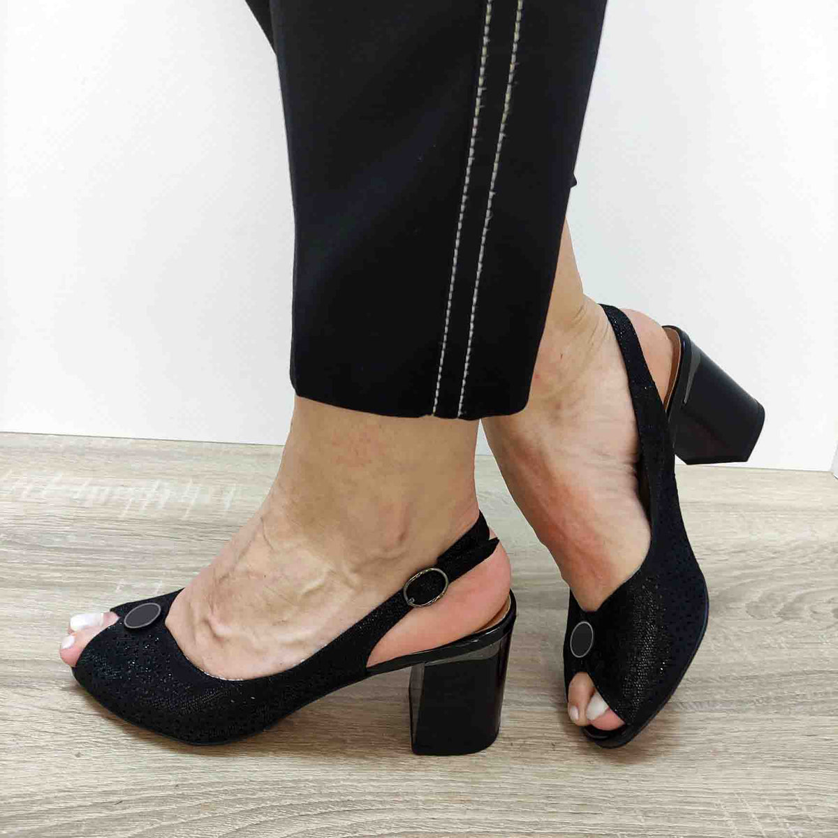 SANDALE ELEGANTE DAMA EPICA 20023D 01-I NEGRE - imagine 2