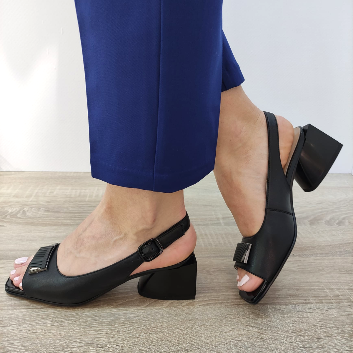 SANDALE ELEGANTE DAMA JOSE SIMON K4338-3736A NEGRE - imagine 2