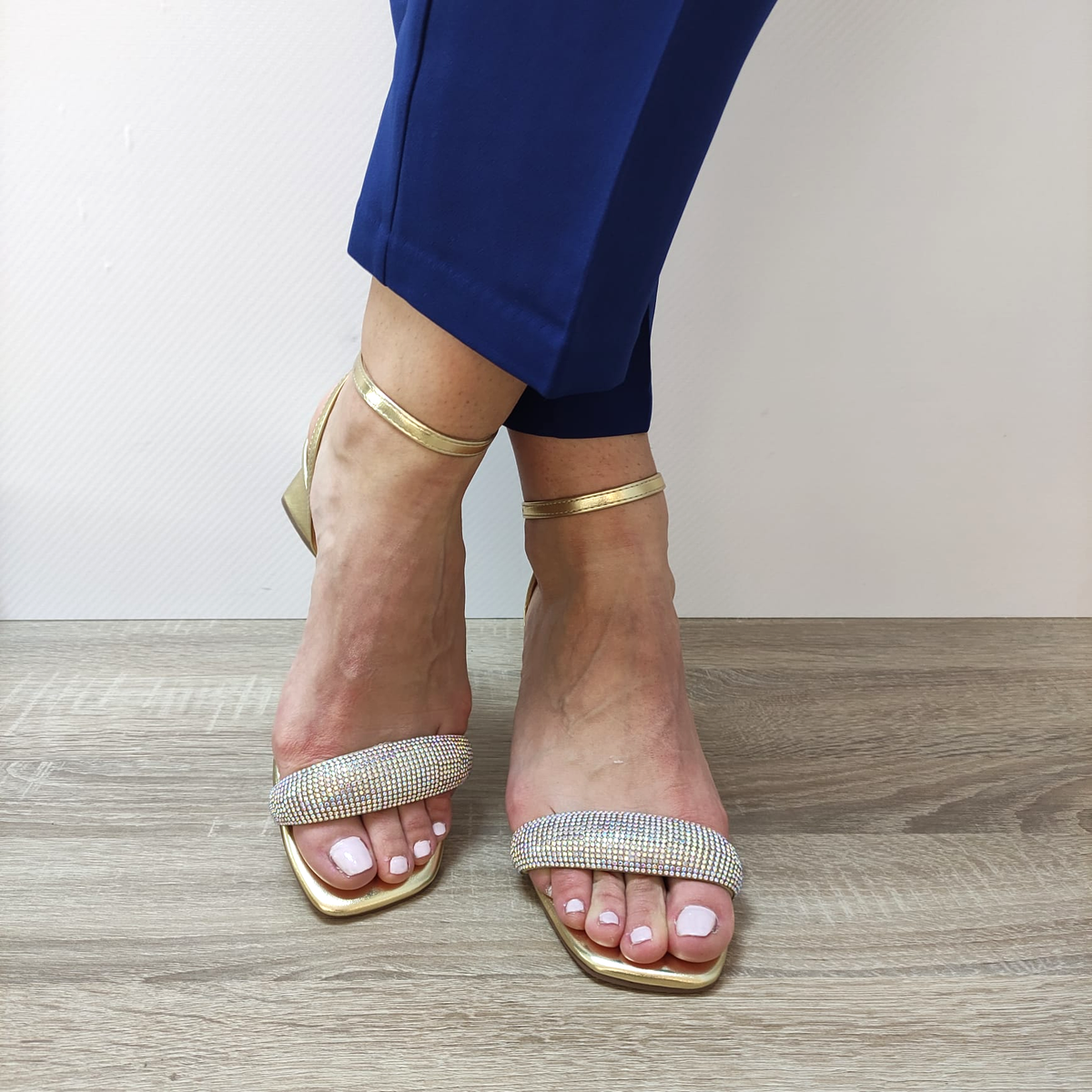 SANDALE ELEGANTE DAMA MENBUR 23802 GOLD - imagine 4