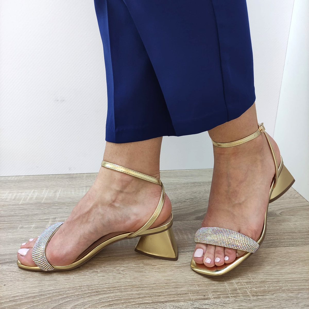SANDALE ELEGANTE DAMA MENBUR 23802 GOLD - imagine 2