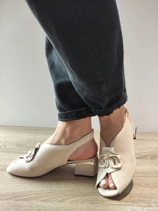 SANDALE ELEGANTE DAMA PASS 60016B 52-N BEJ