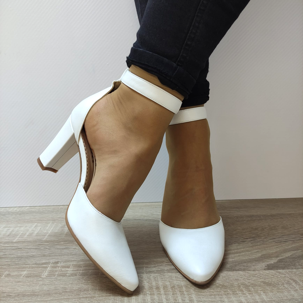 SANDALE ELEGANTE DAMA PERLLA 221-8 ALBE SIDEFAT - imagine 3