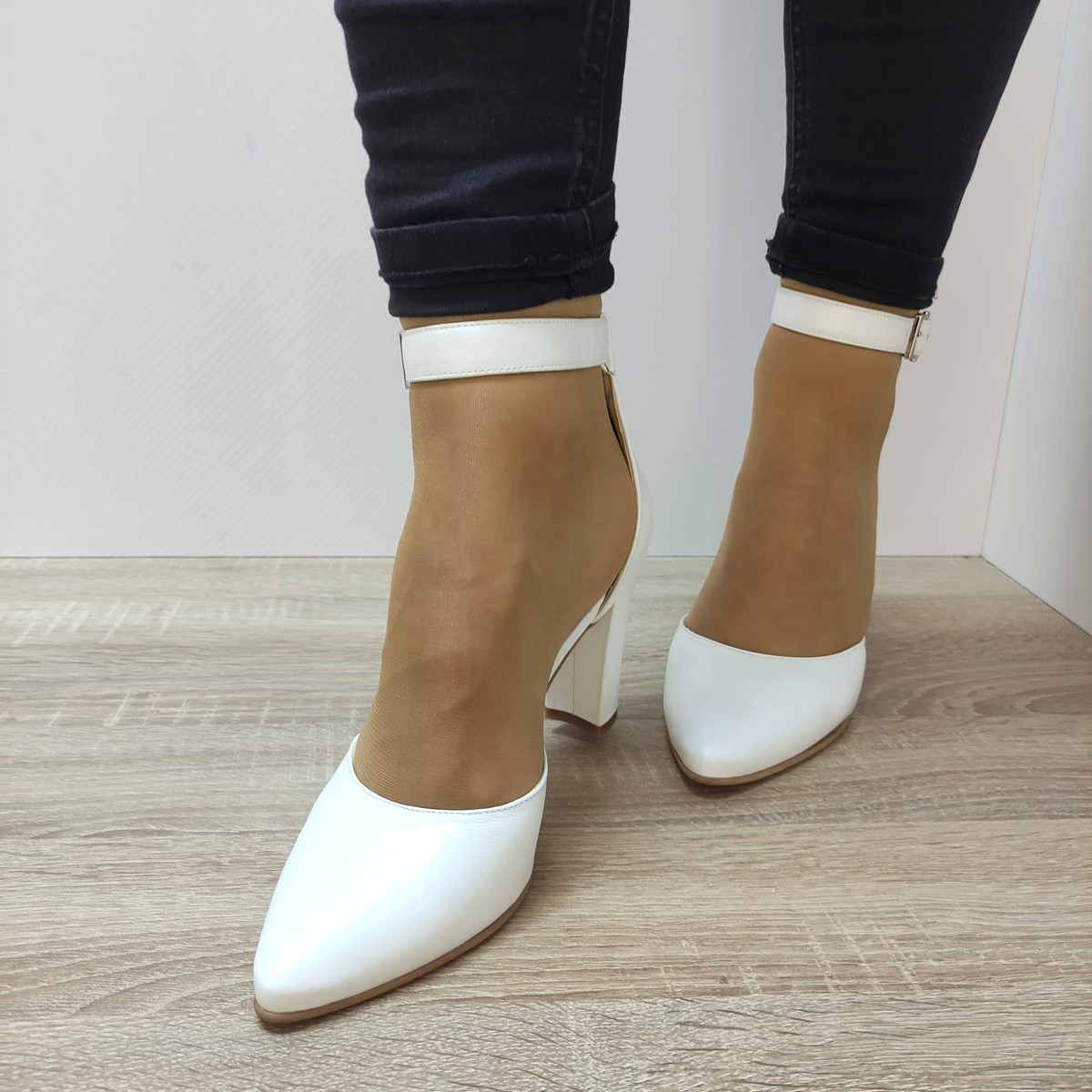SANDALE ELEGANTE DAMA PERLLA 221-8 ALBE SIDEFAT - imagine 4