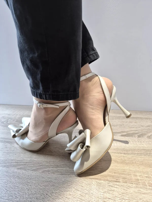 SANDALE ELEGANTE DAMA PERLLA 3721-1 BEJ SIDEFAT