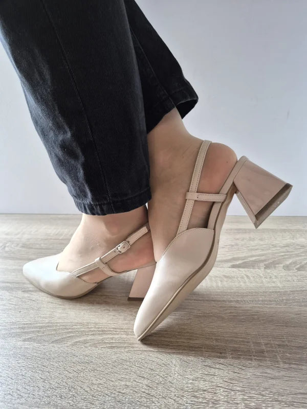 SANDALE ELEGANTE DAMA PERLLA 3754-2 NUDE - imagine 4