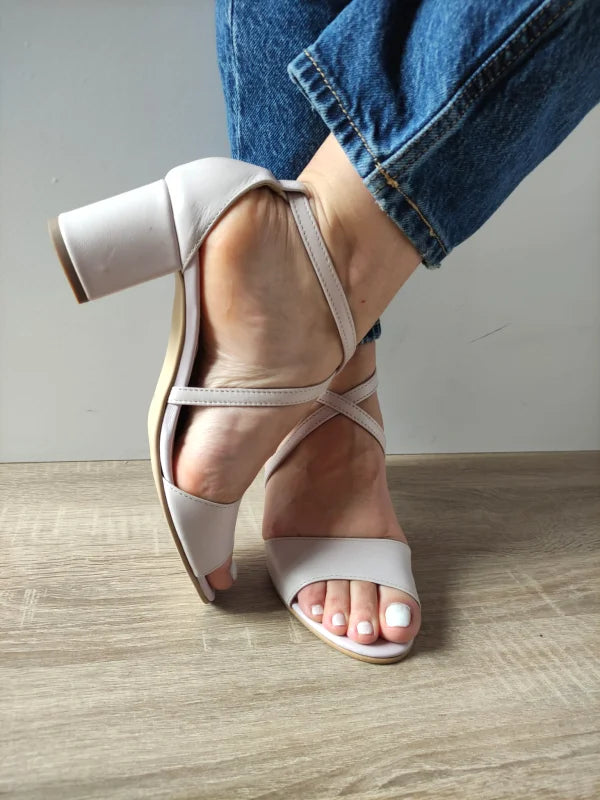 SANDALE ELEGANTE DAMA RICO 022 ROZ