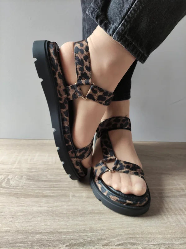 SANDALE ELEGANTE DAMA TAMARIS 28703-44 LEOPARD - imagine 4