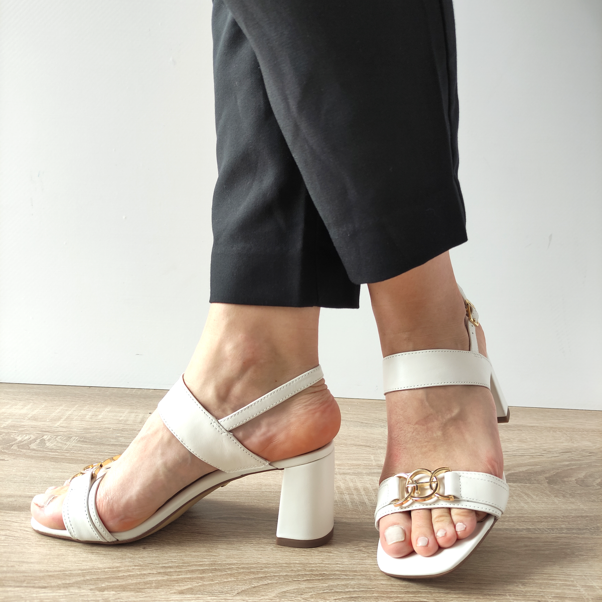SANDALE ELEGANTE DAMA TAMARIS 28333-42 OFF WHITE - imagine 2