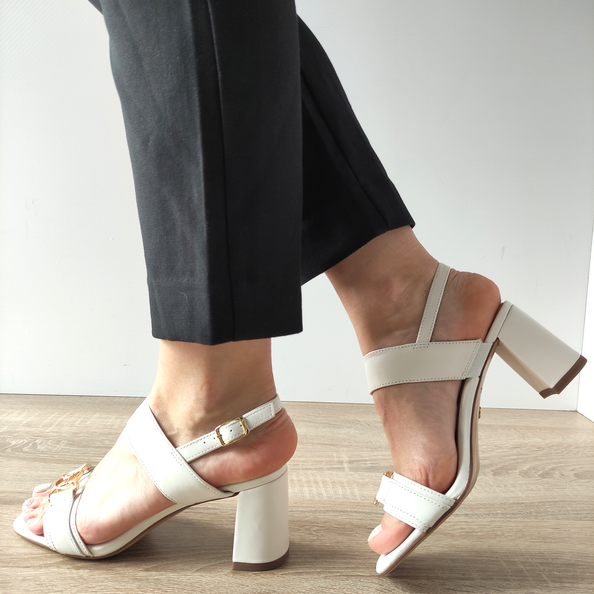 SANDALE ELEGANTE DAMA TAMARIS 28333-42 OFF WHITE - imagine 3