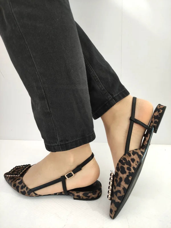 SANDALE ELEGANTE DAMA TAMARIS 29403-42 LEOPARD - imagine 2