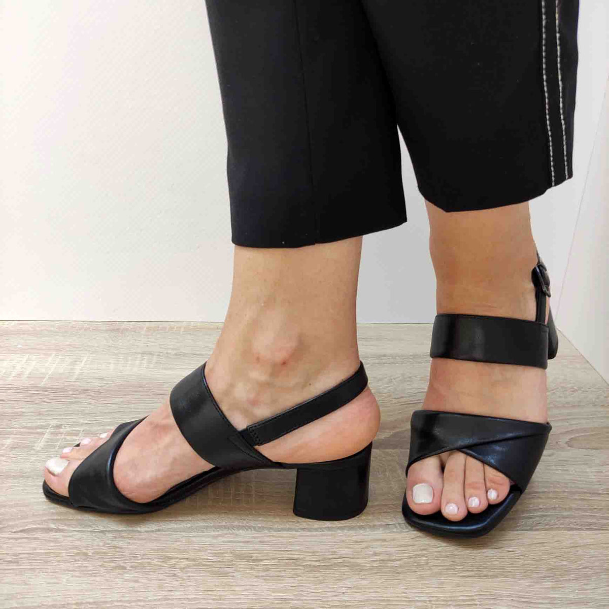 SANDALE ELEGANTE DAMA TAMARIS 88303 NEGRE - imagine 5