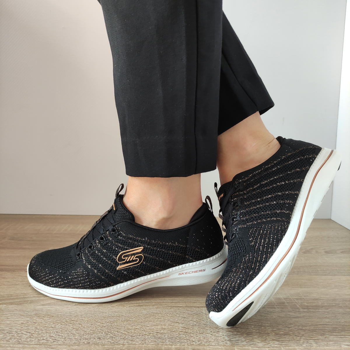 PANTOFI SPORT DAMA SKECHERS 104015 - imagine 3
