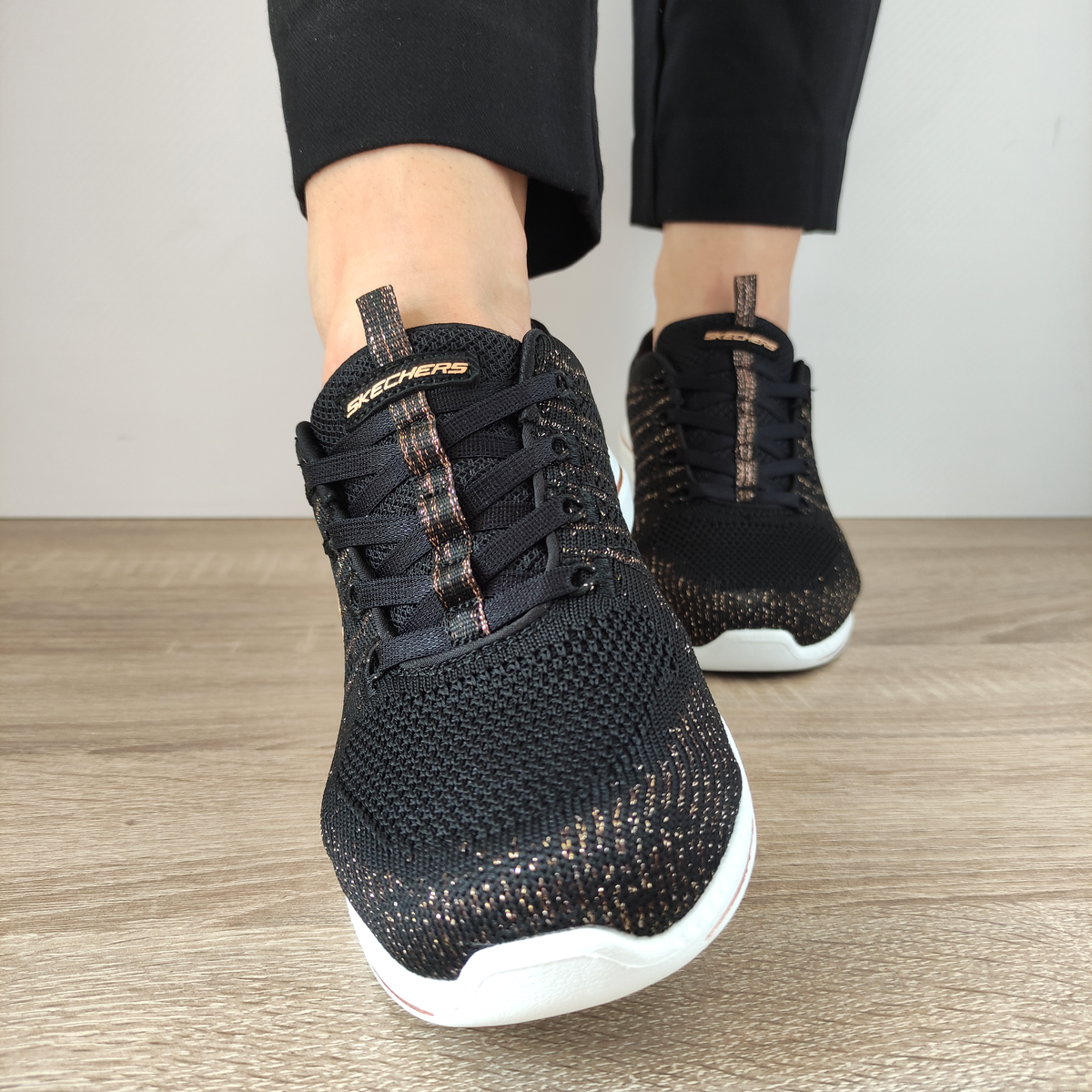 PANTOFI SPORT DAMA SKECHERS 104015 - imagine 4