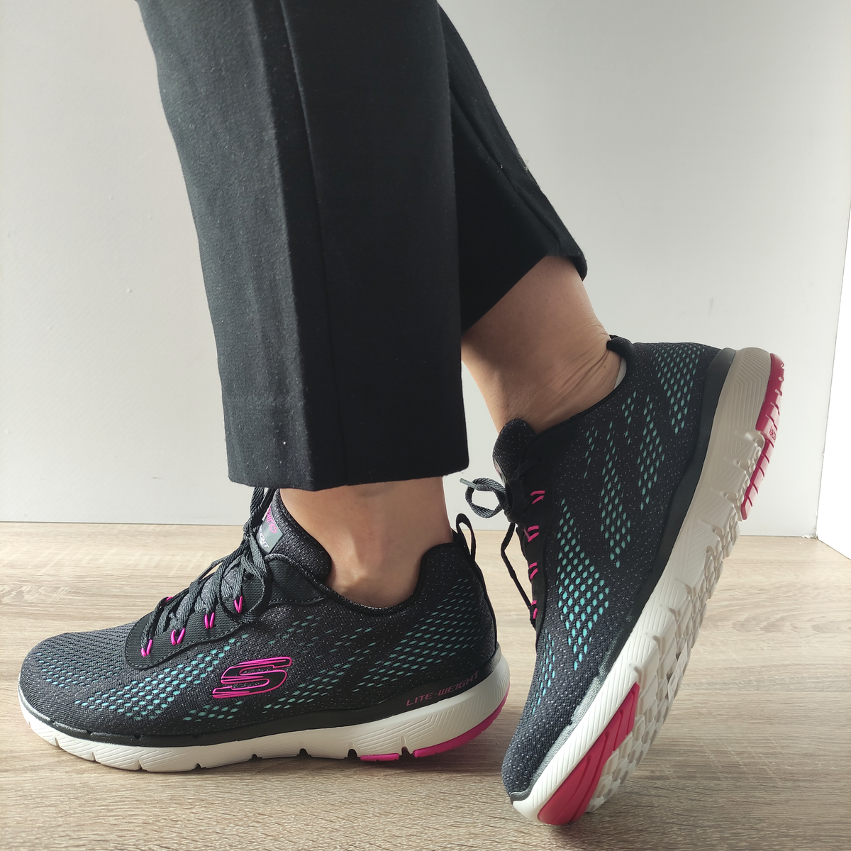 PANTOFI SPORT DAMA SKECHERS 13475 BBLP AD - imagine 3