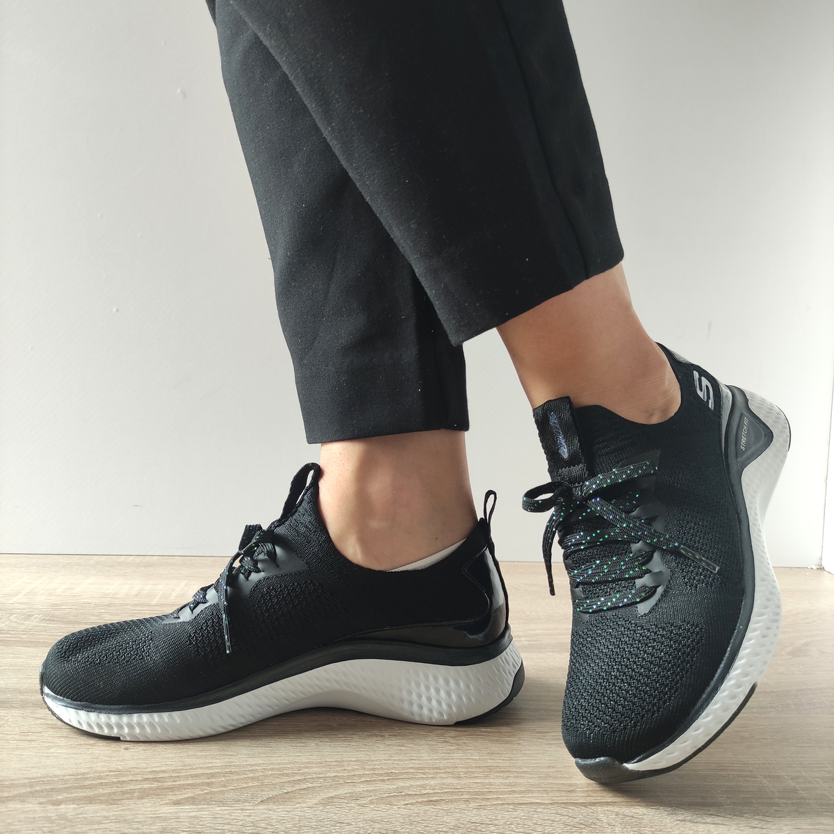 PANTOFI SPORT DAMA SKECHERS 149025 BLK - imagine 2