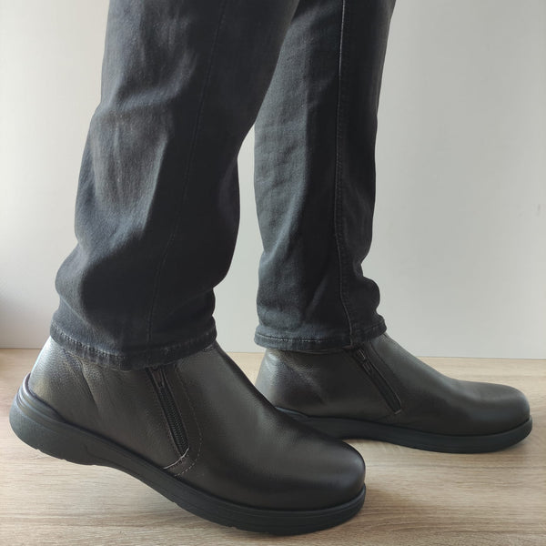 GHETE CASUAL BARBATI CAPRICE 16400-43 MARO INCHIS - imagine 2