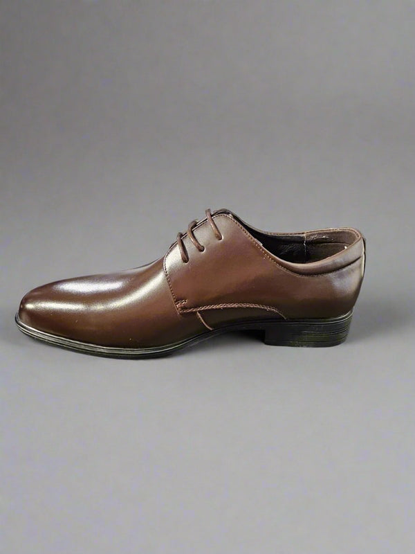 PANTOFI ELEGANTI BARBATI ELDEMAS F066-020 COFFEE - imagine 4