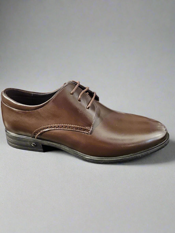 PANTOFI ELEGANTI BARBATI ELDEMAS F066-020 COFFEE - imagine 2