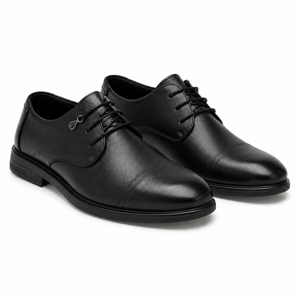 PANTOFI ELEGANTI BARBATI MELS B16233 NEGRU - imagine 5